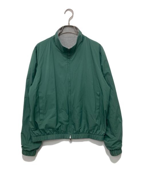 LORO PIANA（ロロピアーナ）LORO PIANA (ロロピアーナ) Reversible Windmate Jacket FAF8466 カシミヤ リバーシブル ボンバージャケット ブルゾン グレー×グリーン サイズ:46の古着・服飾アイテム