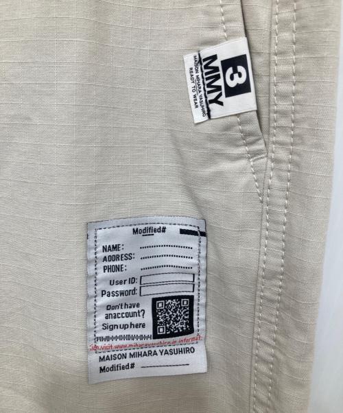 Maison MIHARA YASUHIRO（メゾン ミハラ ヤスヒロ）Maison MIHARA YASUHIRO (メゾン ミハラ ヤスヒロ) Ripstop Parachute Pants ベージュ サイズ:52の古着・服飾アイテム