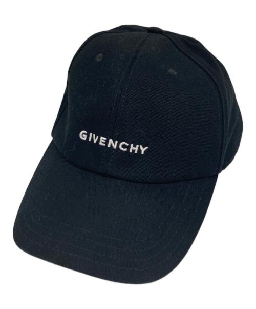 GIVENCHY（ジバンシィ）GIVENCHY (ジバンシィ) ロゴベースボールキャップ ブラックの古着・服飾アイテム