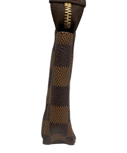 LOUIS VUITTON（ルイ ヴィトン）LOUIS VUITTON (ルイ ヴィトン) ダミエ ポシェット･アクセソワール N51985 アクセサリーポーチ ブラウンの古着・服飾アイテム
