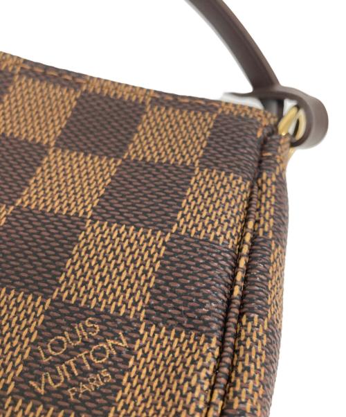 LOUIS VUITTON（ルイ ヴィトン）LOUIS VUITTON (ルイ ヴィトン) ダミエ ポシェット･アクセソワール N51985 アクセサリーポーチ ブラウンの古着・服飾アイテム