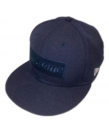 SUPREME×New Era（シュプリーム×ニューエラ）の古着「Tonal Box Logo Cap　トナルボックスロゴキャップ　」｜ネイビー