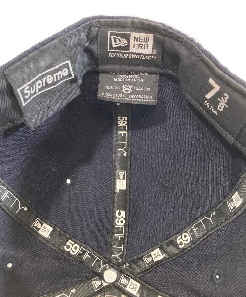 SUPREME（シュプリーム）SUPREME (シュプリーム) New Era (ニューエラ) Tonal Box Logo Cap　トナルボックスロゴキャップ　 ネイビー サイズ:7 3/8 58.7cmの古着・服飾アイテム