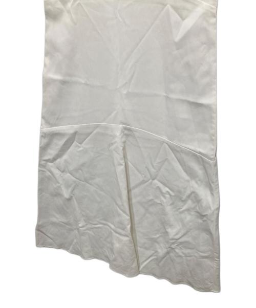 BACCA（バッカ）BACCA (バッカ) コットンピケ バックリボンドレス ホワイト サイズ:34の古着・服飾アイテム