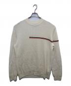 MONCLERモンクレール）の古着「サーマルニット GIROCOLLO TRICOT（ジッロコッロトリコ）」｜アイボリー