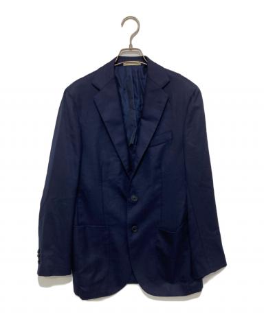 美品 De Petrillo デペトリロ ウール 3Bジャケット ネイビー 50 中古・古着通販】De Petrillo (デペトリロ) ウールテーラード