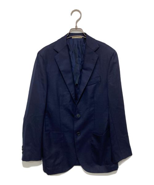 De Petrillo（デペトリロ）De Petrillo (デペトリロ) ウールテーラードジャケット ネイビー サイズ:46の古着・服飾アイテム