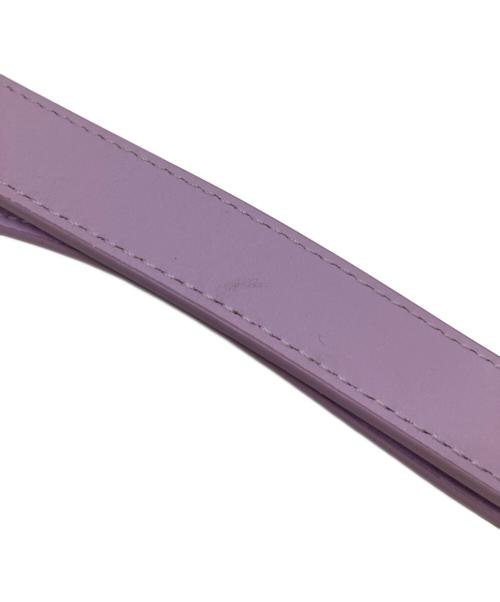 MARC JACOBS（マークジェイコブス）MARC JACOBS (マークジェイコブス) SYNTHETIC FUR THE CURVE BAG ラベンダーの古着・服飾アイテム