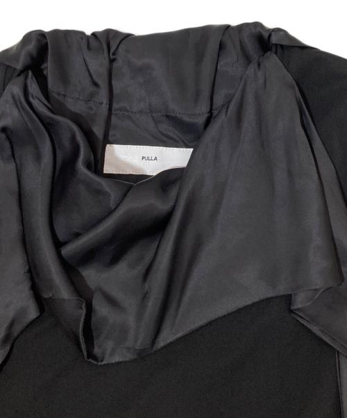 TOGA PULLA（トーガ プルラ）TOGA PULLA (トーガ プルラ) レーヨンジャージメッシュワンピース ブラック サイズ:36の古着・服飾アイテム