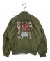 tamaoworld (タマオワールド) 刺繍ブルゾン オリーブ サイズ:FREE：20000円