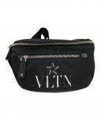 VALENTINOヴァレンティノ）の古着「VLTLスターボディバッグ」｜ブラック