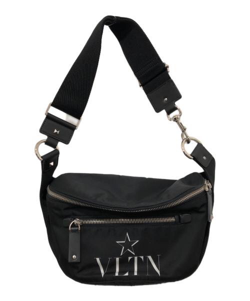 VALENTINO（ヴァレンティノ）VALENTINO (ヴァレンティノ) VLTLスターボディバッグ ブラックの古着・服飾アイテム