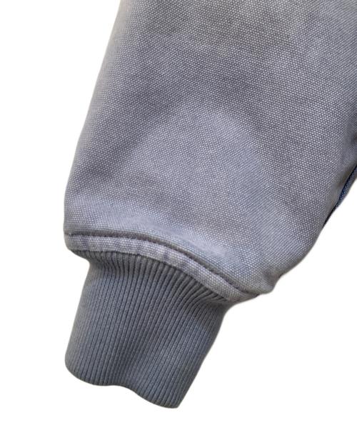 stussy（ステューシー）stussy (ステューシー) Ghost Logo Canvas Varsity ゴーストロゴ キャンバス バーシティ スタジャン  115820 ブルー サイズ:Mの古着・服飾アイテム