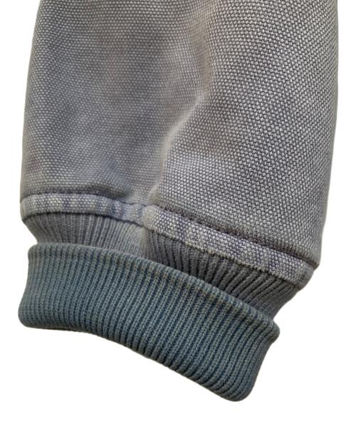 stussy（ステューシー）stussy (ステューシー) Ghost Logo Canvas Varsity ゴーストロゴ キャンバス バーシティ スタジャン  115820 ブルー サイズ:Mの古着・服飾アイテム