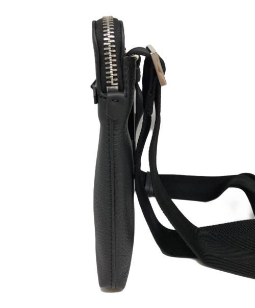 HUGO BOSS（ヒューゴ ボス）HUGO BOSS (ヒューゴ ボス) エンベロープバッグショルダーバッグ ブラックの古着・服飾アイテム