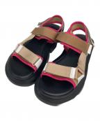 MANAマナ）の古着「カラーベルクロサンダル」｜ブラック