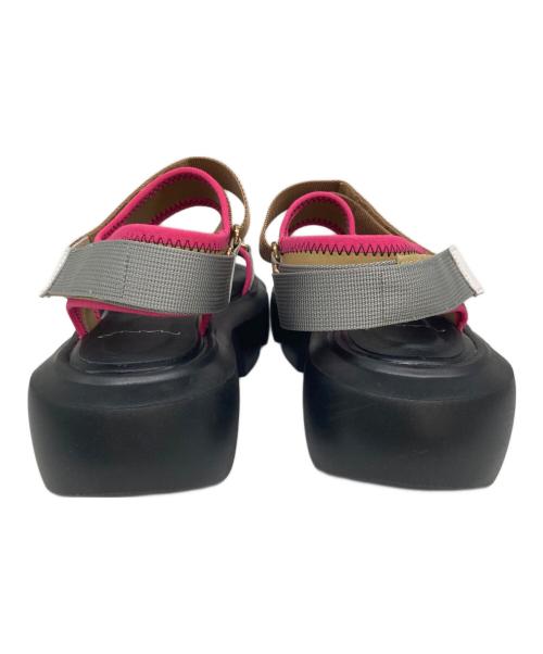 MANA（マナ）MANA (マナ) カラーベルクロサンダル ブラック サイズ:不明の古着・服飾アイテム