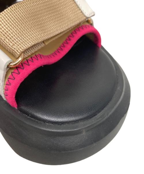 MANA（マナ）MANA (マナ) カラーベルクロサンダル ブラック サイズ:不明の古着・服飾アイテム