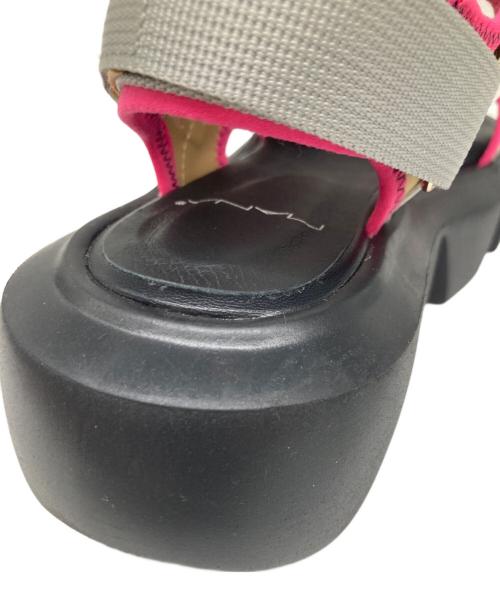 MANA（マナ）MANA (マナ) カラーベルクロサンダル ブラック サイズ:不明の古着・服飾アイテム