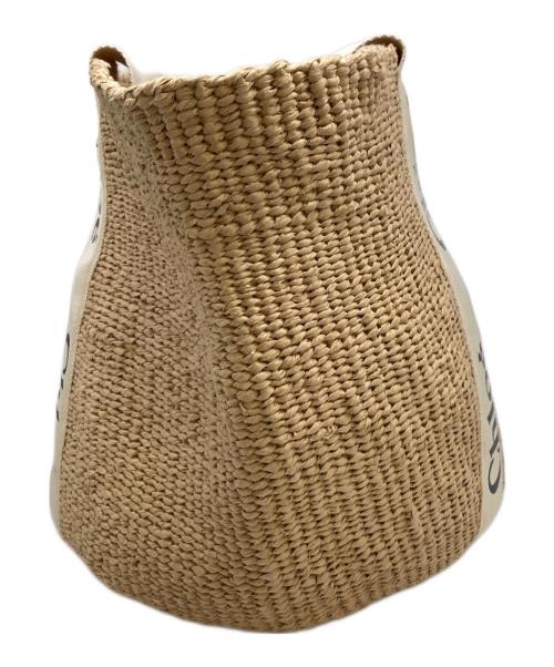 Chloe（クロエ）Chloe (クロエ) WOODY Large Basket Bag ベージュの古着・服飾アイテム