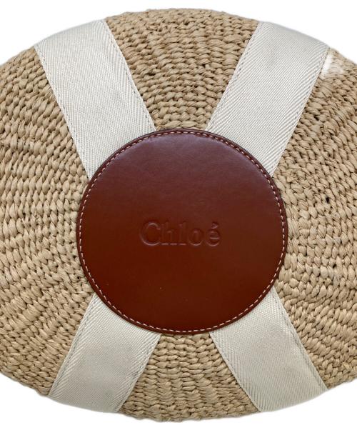 Chloe（クロエ）Chloe (クロエ) WOODY Large Basket Bag ベージュの古着・服飾アイテム
