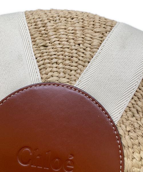Chloe（クロエ）Chloe (クロエ) WOODY Large Basket Bag ベージュの古着・服飾アイテム