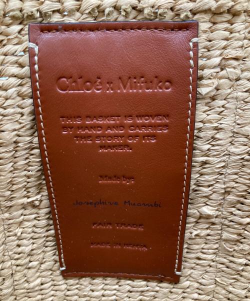 Chloe（クロエ）Chloe (クロエ) WOODY Large Basket Bag ベージュの古着・服飾アイテム