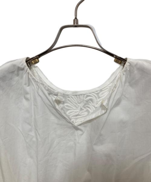 merlette（マーレット）Merlette (マーレット) ヴリンダー エンブロイダリー ピマコットンドレス ホワイト サイズ:XSの古着・服飾アイテム