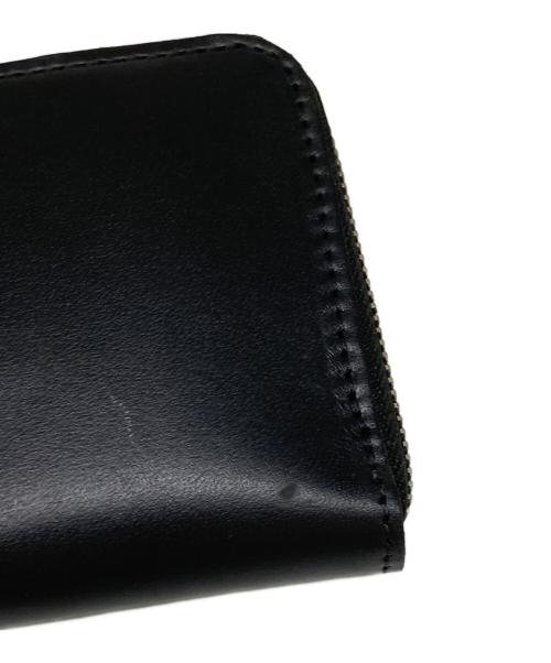 htc（エイチティーシー）HTC (エイチティーシー) ZIPPER LARGE レザーウォレット ブラックの古着・服飾アイテム