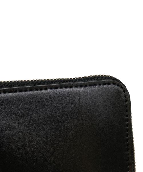 htc（エイチティーシー）HTC (エイチティーシー) ZIPPER LARGE レザーウォレット ブラックの古着・服飾アイテム