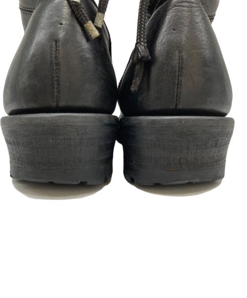 ISAMU KATAYAMA（イサムカタヤマ）ISAMU KATAYAMA (イサムカタヤマ) レースアップレザーブーツ ブラック サイズ:不明の古着・服飾アイテム