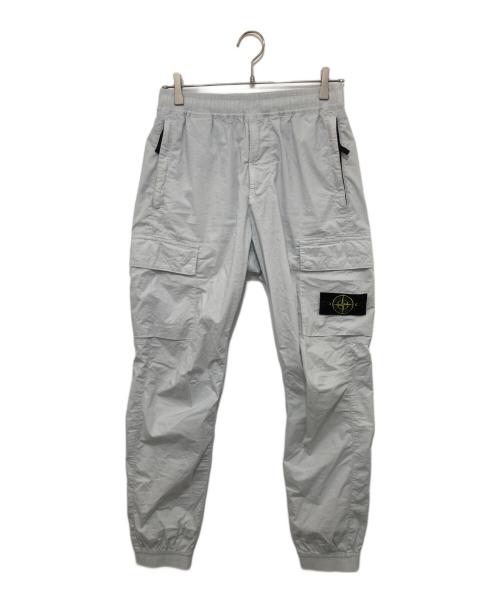 STONE ISLAND（ストーンアイランド）STONE ISLAND (ストーンアイランド) STRETCH COTTON TELA PARACADUTE ホワイト サイズ:W28の古着・服飾アイテム