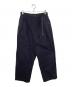 COMME des GARCONS HOMME（コムデギャルソン オム）の古着「Cotton Nylon Pin Oxford Pants」｜ネイビー