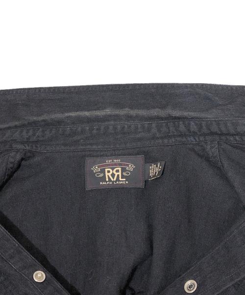 RRL（ダブルアールエル）RRL (ダブルアールエル) ウエスタンシャツ ブラック サイズ:Sの古着・服飾アイテム