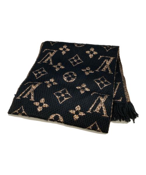 LOUIS VUITTON（ルイ ヴィトン）LOUIS VUITTON (ルイ ヴィトン) エシャルプ・ジャイアント モノグラム ジャングル ブラックの古着・服飾アイテム