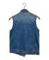 soduk (スドーク) overlap denim vest インディゴ サイズ:F：12000円