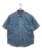 SUPREMEシュプリーム）の古着「Loose Fit Denim Painter Shirt」｜インディゴ