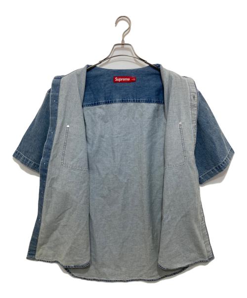 SUPREME（シュプリーム）Supreme (シュプリーム) Loose Fit Denim Painter Shirt インディゴ サイズ:Mの古着・服飾アイテム