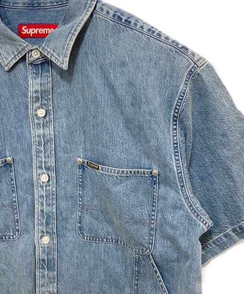 SUPREME（シュプリーム）Supreme (シュプリーム) Loose Fit Denim Painter Shirt インディゴ サイズ:Mの古着・服飾アイテム