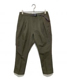 nonnative×GRAMICCI（ノンネイティブ×グラミチ）の古着「WALKER ANKLE CUT EASY SLACKS POLY TWILL」｜カーキ