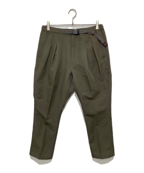 nonnative（ノンネイティブ）nonnative (ノンネイティブ) GRAMICCI (グラミチ) WALKER ANKLE CUT EASY SLACKS POLY TWILL カーキ サイズ:1の古着・服飾アイテム