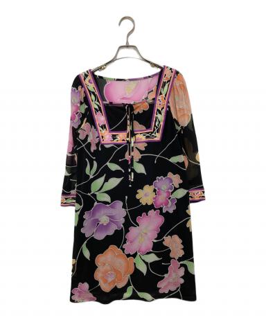 レオナール　ワンピース 中古・古着通販】LEONARD FASHION (レオナールファッション) フラワー