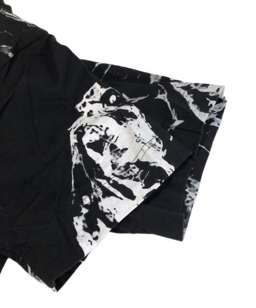 TAAKK（ターク）TAAKK (ターク) ANIMAL PRINT T-SHIRTS　アニマルプリントTシャツ ブラック サイズ:3の古着・服飾アイテム