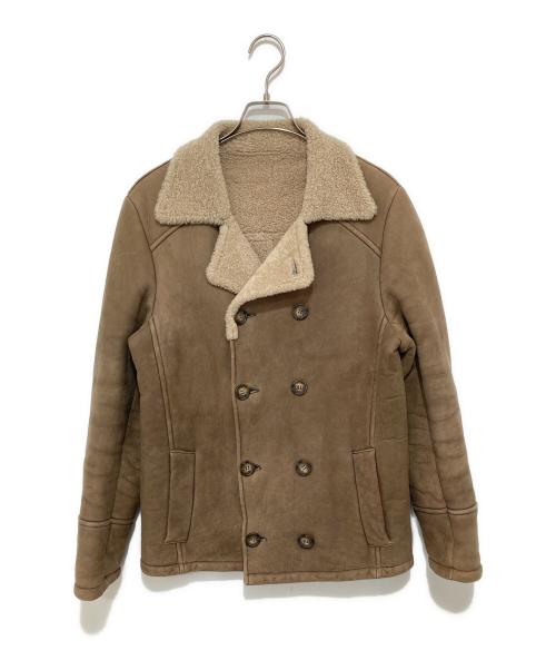 salvatore santoro（サルヴァトーレサントロ）Salvatore Santoro (サルヴァトーレサントロ) ムートンジャケット イタリア製 ブラウン サイズ:46の古着・服飾アイテム
