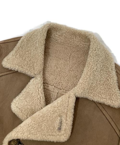 salvatore santoro（サルヴァトーレサントロ）Salvatore Santoro (サルヴァトーレサントロ) ムートンジャケット イタリア製 ブラウン サイズ:46の古着・服飾アイテム