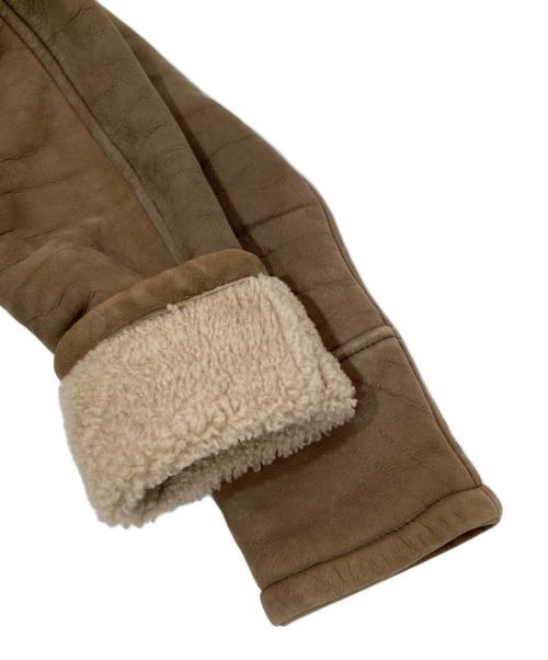 salvatore santoro（サルヴァトーレサントロ）Salvatore Santoro (サルヴァトーレサントロ) ムートンジャケット イタリア製 ブラウン サイズ:46の古着・服飾アイテム