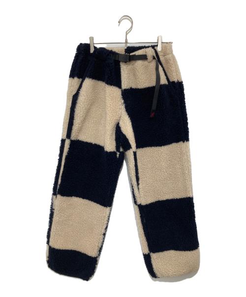 GRAMICCI（グラミチ）GRAMICCI (グラミチ) チェッカード シェルパパンツ 24FW G4FU-P136  ネイビー サイズ:Mの古着・服飾アイテム