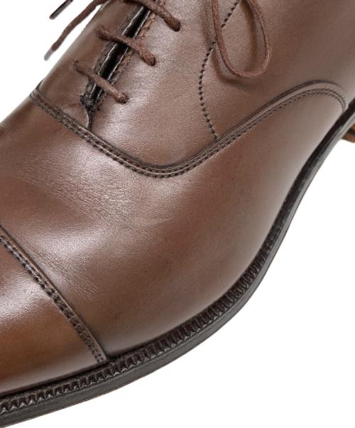 Alden（オールデン）Alden (オールデン) 920 Straight Tip Bal Calfskin ストレートチップシューズ ハンプトンラスト キャップトゥ The Alden Shop of San Francisco別注 ブラウン サイズ:9Dの古着・服飾アイテム