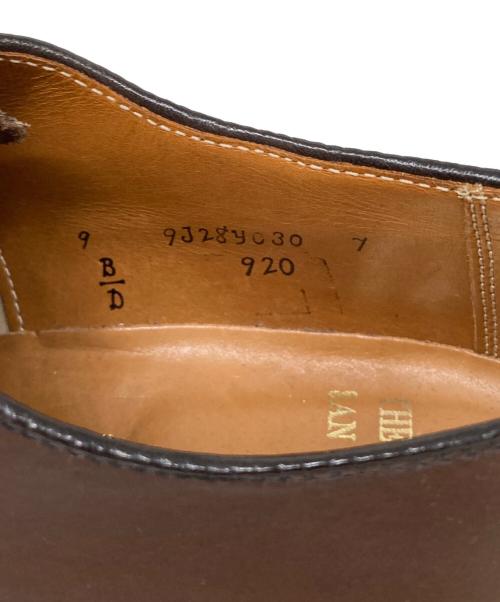 Alden（オールデン）Alden (オールデン) 920 Straight Tip Bal Calfskin ストレートチップシューズ ハンプトンラスト キャップトゥ The Alden Shop of San Francisco別注 ブラウン サイズ:9Dの古着・服飾アイテム