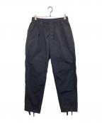 STONE ISLAND×MARINAストーンアイランド×）の古着「Marina Organic Cotton Tela Pleated Trousers」｜ネイビー